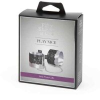Fifty Shades of Grey Play Nice Satin & Lace Wrist Cuffs