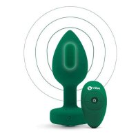 B-Vibe Vibrating Jewel Plug M/L Emerald