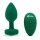 B-Vibe Vibrating Jewel Plug M/L Emerald
