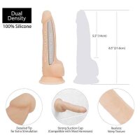 Naked Addiction Dual Density Dong Vanilla 20.5cm