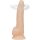 Naked Addiction Rotating & Vibrating Dong 8 Inch Vanilla