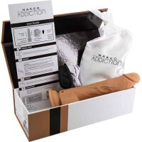 Naked Addiction Thrusting Dong with Remote 9 Inch Caramel