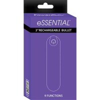PowerBullet Essential Power Bullet Vibrator with Case 9 Functions Purple