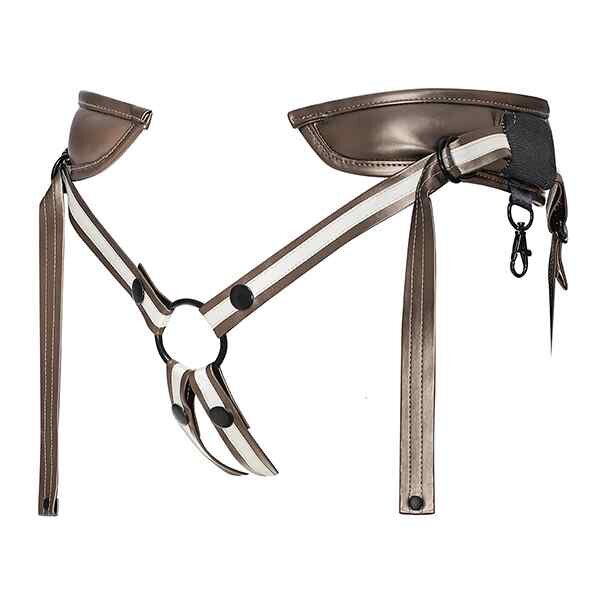 Strap-On-Me Leatherette Harness Desirous