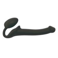 Strap-On-Me Semi-Realistic Bendable Strap-On Black S