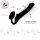 Strap-On-Me Semi-Realistic Bendable Strap-On Black L