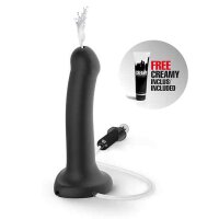 Strap-On-Me Semi-Realistic Squirting Dildo Cum Black L