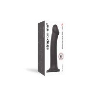 Strap-On-Me Semi-Realistic Dual Density Bendable Dildo Black L