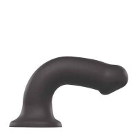 Strap-On-Me Semi-Realistic Dual Density Bendable Dildo Black XL