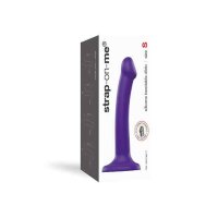 Strap-On-Me Semi-Realistic Dual Density Bendable Dildo Purple S