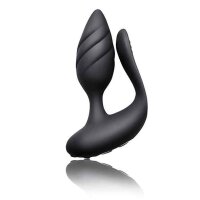 Rocks Off Cocktail Dual Motored Couples Toy Black